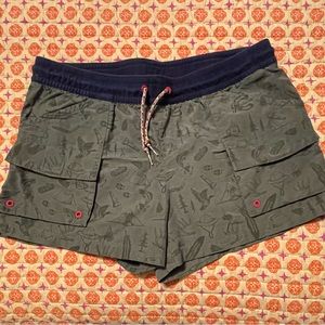 Columbia Outdoor Shorts Campfire Print for Women - Quick Dry Material